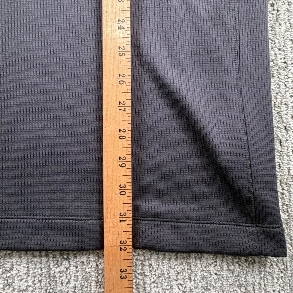 Nike Golf Polo Men XXL Gray Fit Dry 1/4 Zip SS Vented Waffle Knit 206480-060